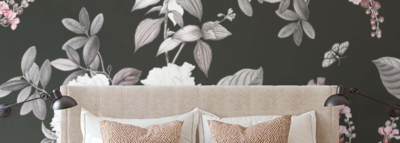How To Create An Stunning Accent Wall With Tropical Wallpaper